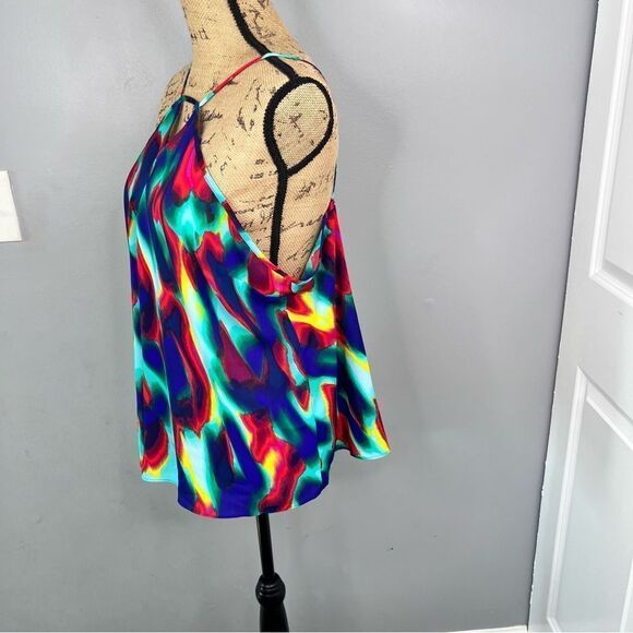 Sz L Bold Elements Gemstone Colors Halter Top NWT $48 MSRP - Picture 4 of 11